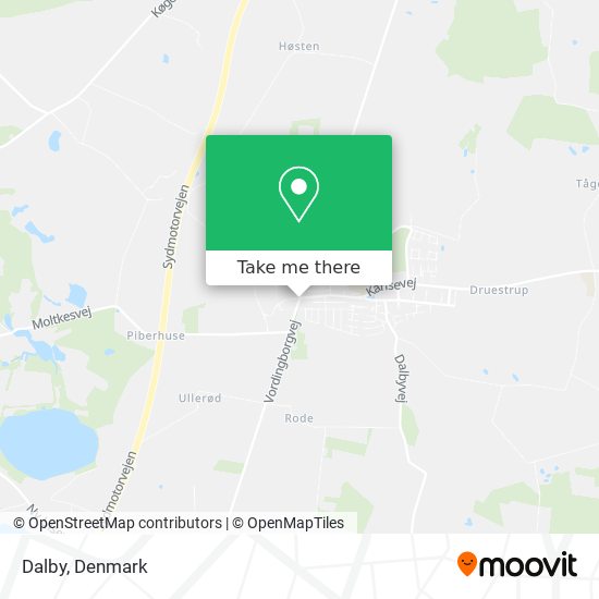 Dalby map