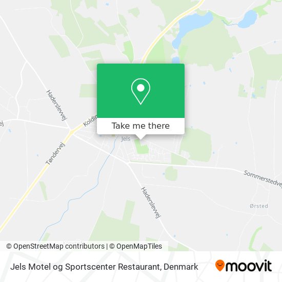 Jels Motel og Sportscenter Restaurant map