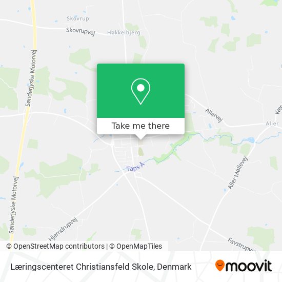 Læringscenteret Christiansfeld Skole map