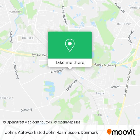 Johns Autoværksted John Rasmussen map