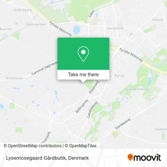 Lysemosegaard Gårdbutik map