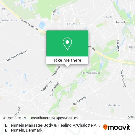 Billenstein Massage-Body & Healing V / Chalotte A K Billenstein map