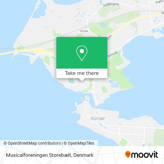 Musicalforeningen Storebælt map