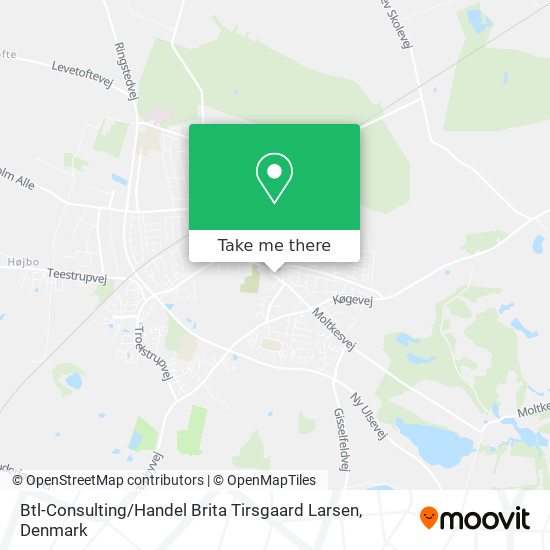 Btl-Consulting / Handel Brita Tirsgaard Larsen map