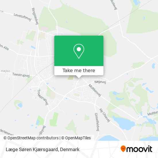 Læge Søren Kjærsgaard map