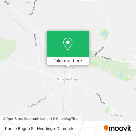 Karise Bageri St. Heddinge map
