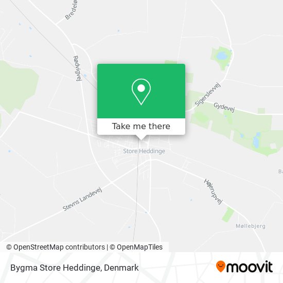 Bygma Store Heddinge map