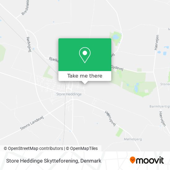 Store Heddinge Skytteforening map