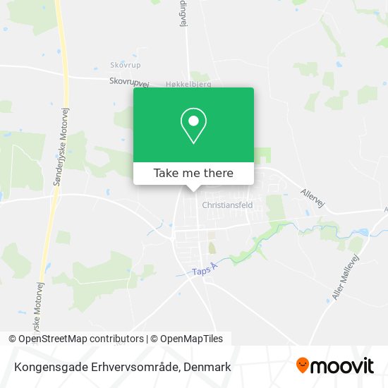 Kongensgade Erhvervsområde map