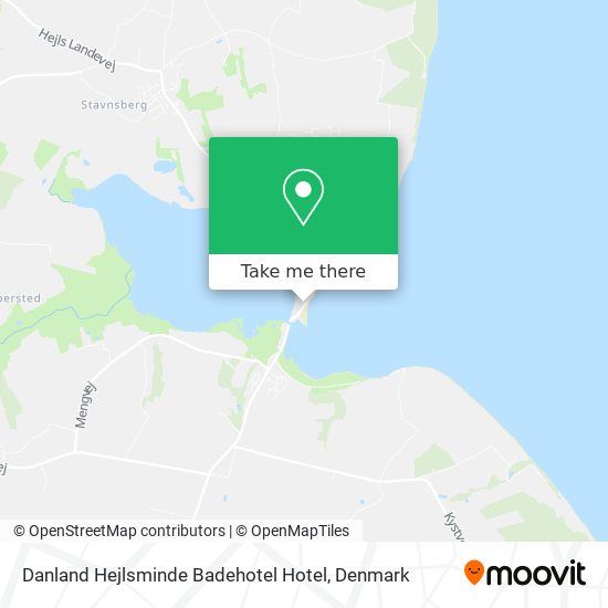 Danland Hejlsminde Badehotel Hotel map
