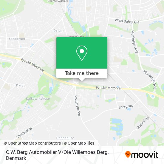 O.W. Berg Automobiler V / Ole Willemoes Berg map