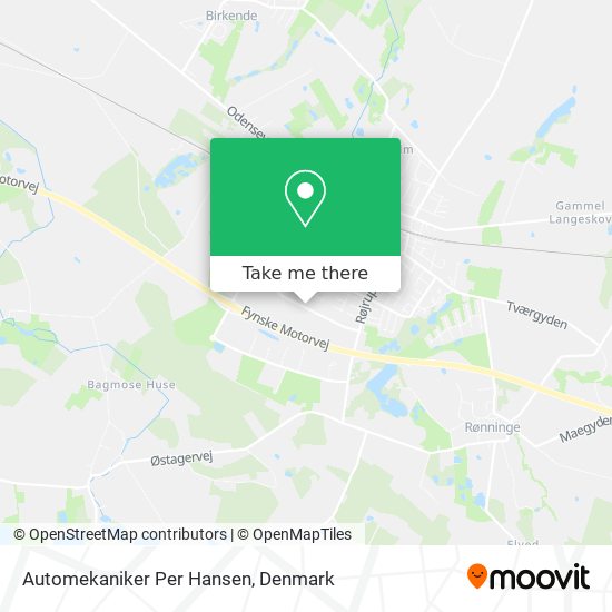 Automekaniker Per Hansen map