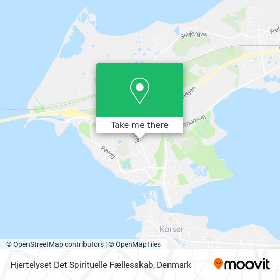 Hjertelyset Det Spirituelle Fællesskab map