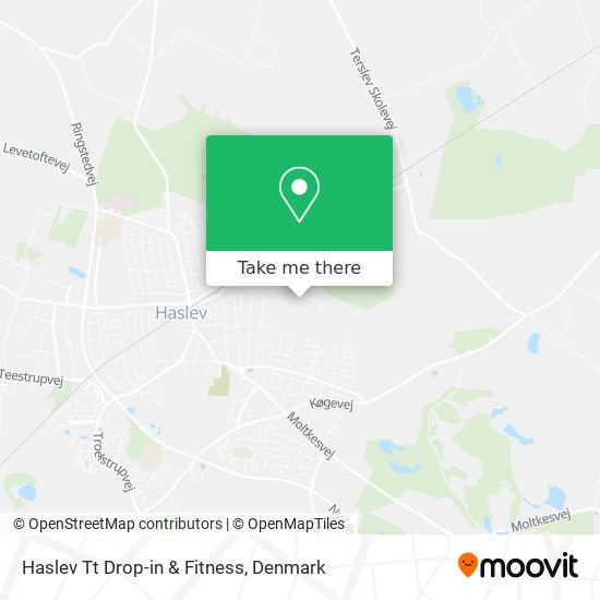 Haslev Tt Drop-in & Fitness map