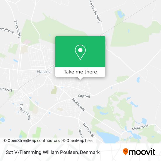 Sct V/Flemming William Poulsen map