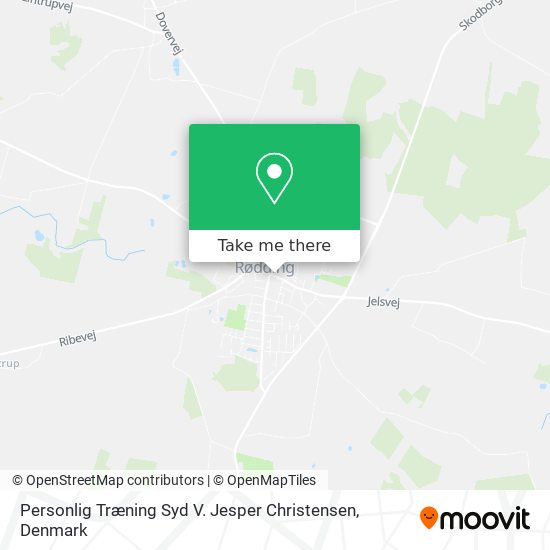 Personlig Træning Syd V. Jesper Christensen map