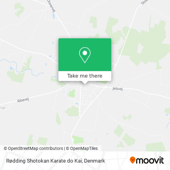 Rødding Shotokan Karate do Kai map