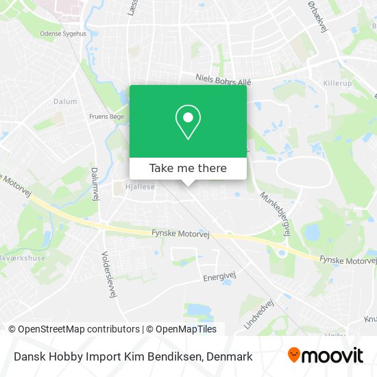 Dansk Hobby Import Kim Bendiksen map