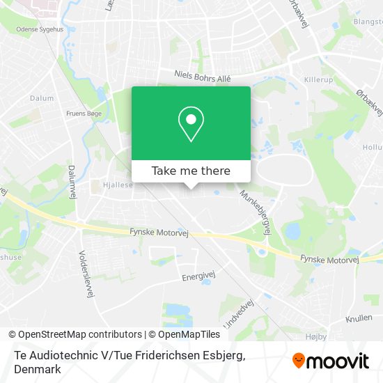 Te Audiotechnic V / Tue Friderichsen Esbjerg map