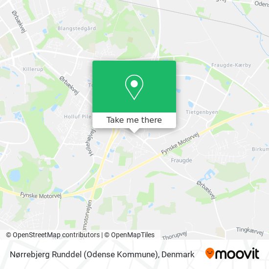 Nørrebjerg Runddel (Odense Kommune) map