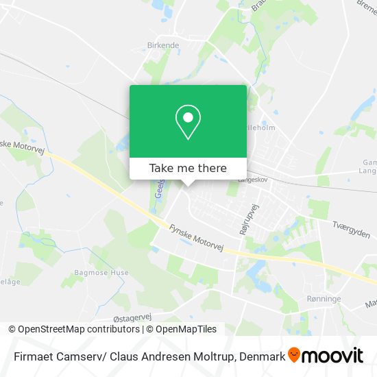Firmaet Camserv/ Claus Andresen Moltrup map