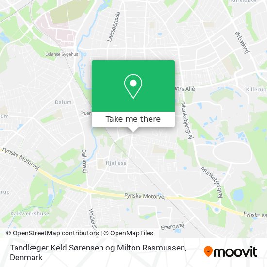 Tandlæger Keld Sørensen og Milton Rasmussen map