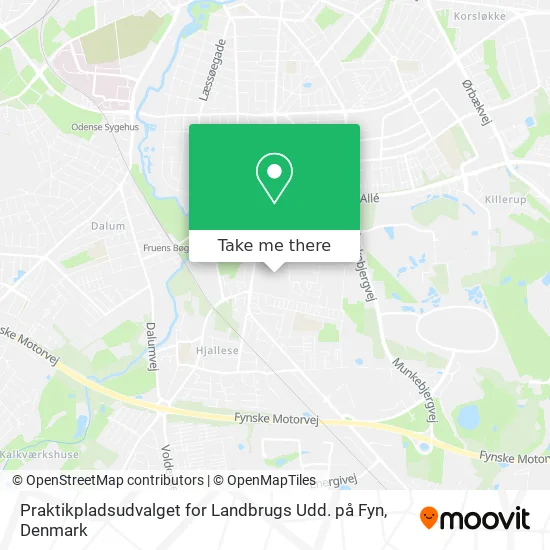 Praktikpladsudvalget for Landbrugs Udd. på Fyn map