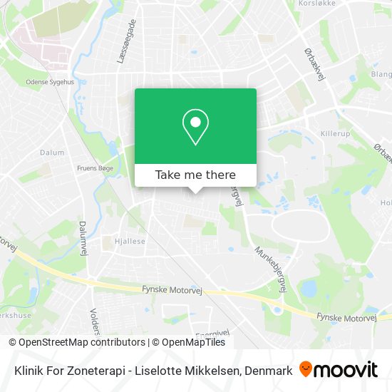 Klinik For Zoneterapi - Liselotte Mikkelsen map