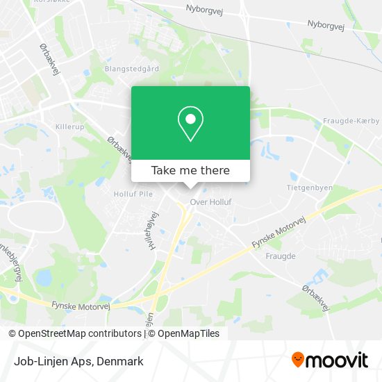 Job-Linjen Aps map