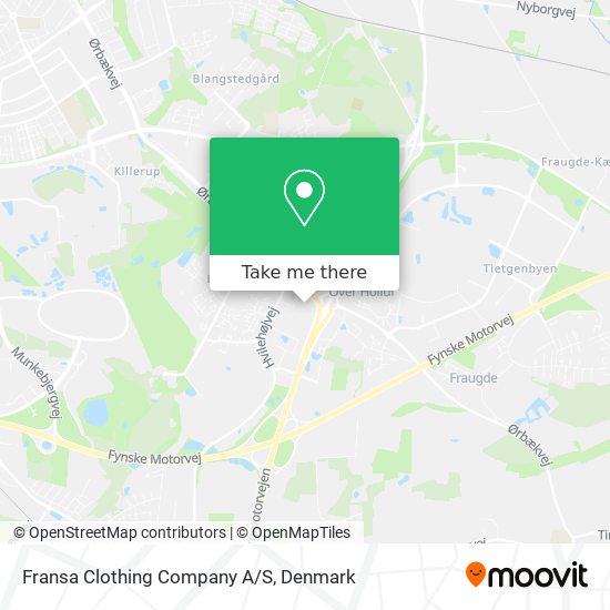 Fransa Clothing Company A/S map