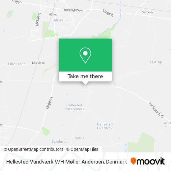 Hellested Vandværk V / H Møller Andersen map