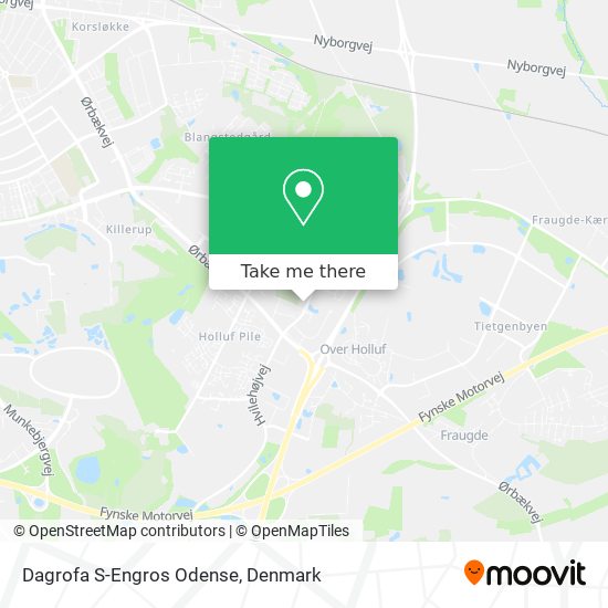 Dagrofa S-Engros Odense map