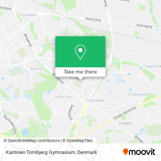 Kantinen Tornbjerg Gymnasium map