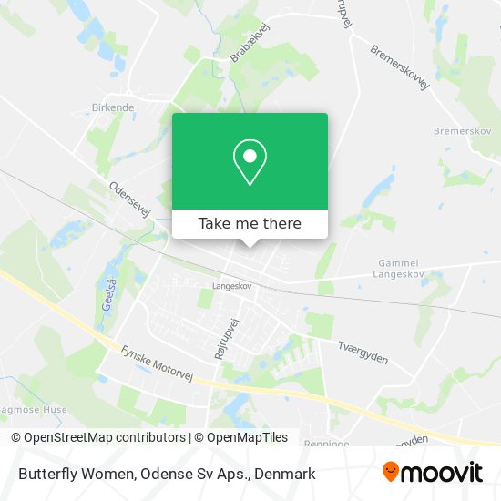 Butterfly Women, Odense Sv Aps. map