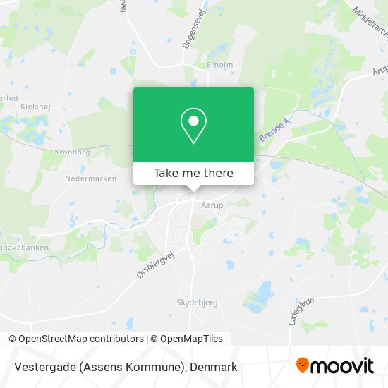 Vestergade (Assens Kommune) map