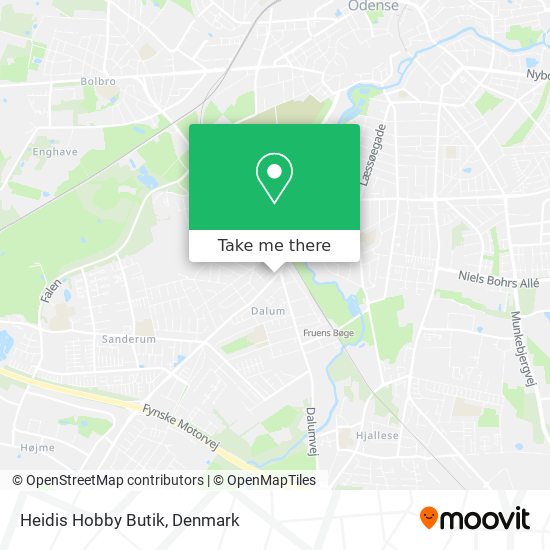 Heidis Hobby Butik map