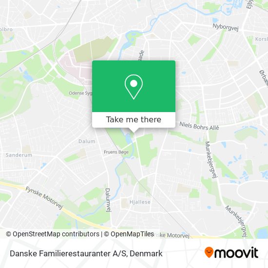 Danske Familierestauranter A/S map
