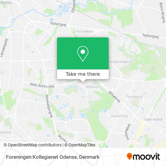 Foreningen Kollegienet Odense map