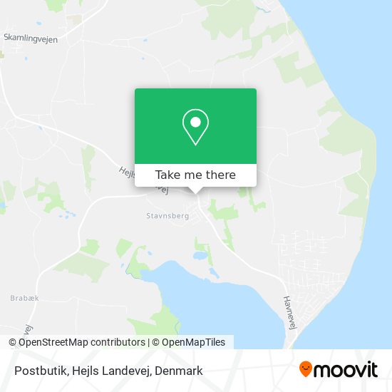 Postbutik, Hejls Landevej map