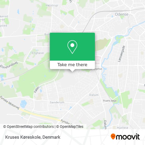 Kruses Køreskole map