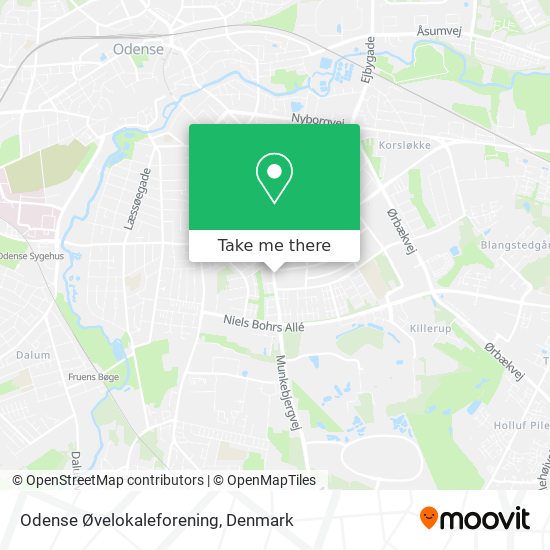 Odense Øvelokaleforening map