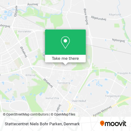 Støttecentret Niels Bohr Parken map