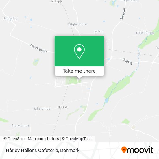 Hårlev Hallens Cafeteria map