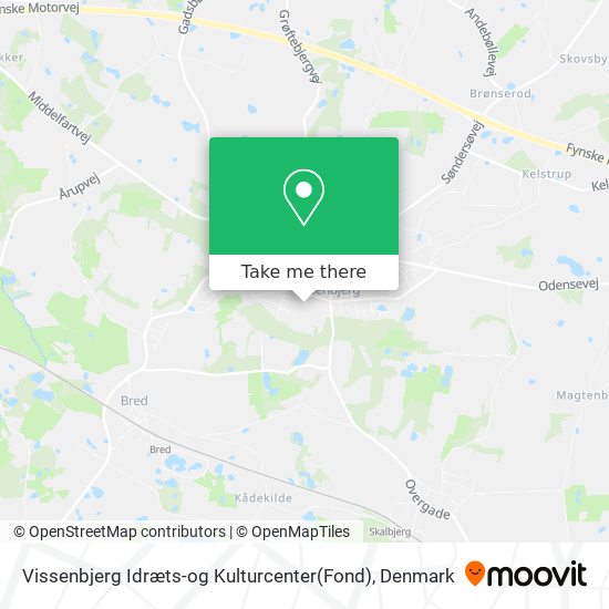 Vissenbjerg Idræts-og Kulturcenter(Fond) map