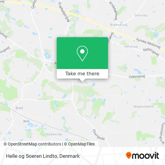 Helle og Soeren Lindto map