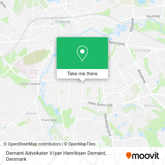 Demant Advokater V / per Henriksen Demant map