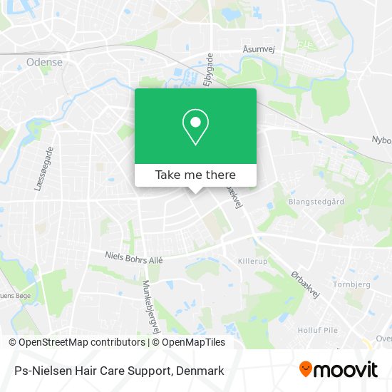 Ps-Nielsen Hair Care Support map