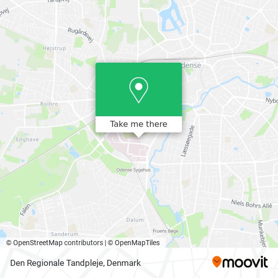 Den Regionale Tandpleje map