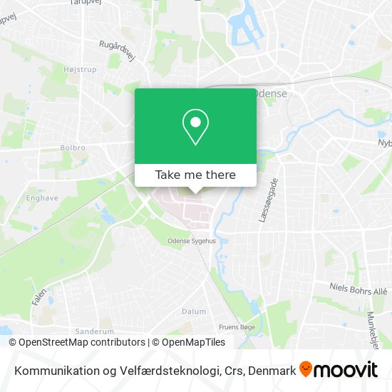 Kommunikation og Velfærdsteknologi, Crs map