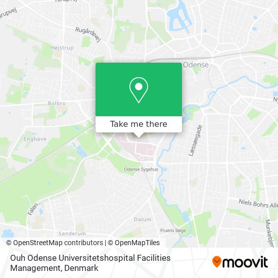 Ouh Odense Universitetshospital Facilities Management map